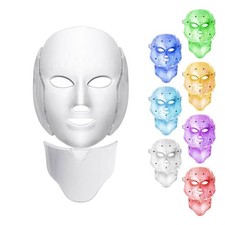 7 Colors LED Light Photon Face Mask Rejuvenation Skin Wrinkles Therapy Sealed picture