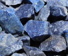 Blue Aventurine - Rough Rocks for Tumbling - Bulk Wholesale 1LB options picture