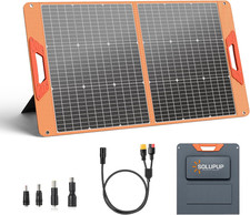 100W Portable Solar Panel for Power Station, 23.5% High Efficiency Foldable Sola picture