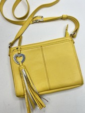 BRIGHTON Barbadoes City Bag Organizer Pewter Leather Crossbody Bag picture