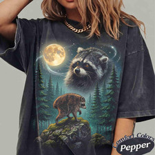 Vintage Jimothy Raccoon Shirt, Seattle Feral Legend Comfort Colors Tee picture