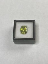 4.59ct Yellow/Green Sphene Cushion Cut Madagascar with Certificate picture