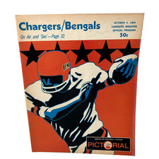VTG  San Diego Chargers vs Cincinatti Bengals Saints AFL October 4, 1969 picture
