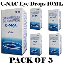 5 X C-NAC Eye Drop Cure Cataract Carnosine NAC Glaucoma Bright Clarity 10ml Each picture