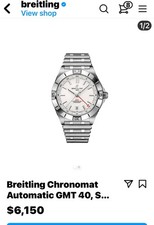 Breitling A32398 Chronomat GMT 40 White Dial Men’s Watch picture