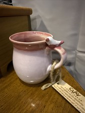 Clay Connoisseur Bird Lovers Ceramic Mug Studio Art Pottery Handmade Stoneware picture