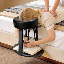 Adjustable Massage Headrest for Bed - Face Down Pillow & Cradle Setup picture
