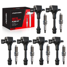 6Pk Ignition Coil Packs & Iridium Spark Plugs for Infiniti Nissan 3.5 V6 UF349 picture