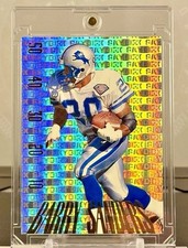 BARRY SANDERS 1995 SkyBox Premium PAYDIRT #PD23 Lions HOF RARE PRIZM 💥 picture