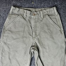 Carhartt B11 MOS Mens 31x32 Washed Duck Dungaree Carpenter Work Pants Green picture