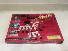 Vintage Bob Ross Master Oil Paint & Brush Set R6510 with VHS - COMPLETE  picture