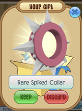 Animal Jam Classic (AJC) | Rare Long Spiked Collar (READ DESCRIPTION) picture