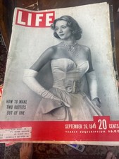 Life magazine, September 26, 1949 how to make two outfits good condition picture