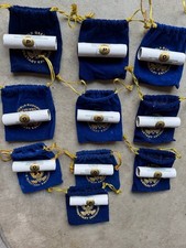Loot of 10 Moon Rock Material Souvenir Vials Presidential Collectible P Mint picture