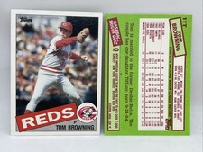 1985 Topps Traded #11T - TOM BROWNING - RC - Cincinnati Reds picture
