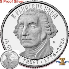 2026 S George Washington Quarter Revolutionary War Liberty SILVER PROOF In Stock picture