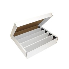 Lot of 10 BCW 5000 ct SUPER MONSTER Card Storage Box* 5 Row Half Lid Holds 5000 picture