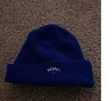 Noah NY Core Logo Beanie Royal Blue One Size Made in Canada 100% Acrylic Cuffed picture
