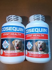 (2X)Nutramax Cosequin Joint Health Supplement Dogs 120 Chew Tablets MSM Dasuquin picture