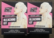 Two Pack of Crazy Color Hair Bleaching Kits New In Box picture