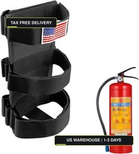 Fire Extinguisher Holder Roll Bar Mount Adjustable Bracket Strap Vehicle Car picture