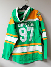 New NHL Minnesota Wild #97 KAPRIZOV old time mid weight cotton hoodie men's XL picture