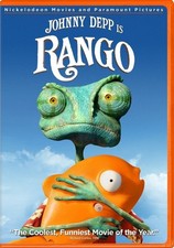 Rango - Nickelodeon - 2011 Johnny Depp Family Comedy Animation Jewel Case - Good picture