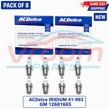 8 Pack -  ACDELCO 41-993 IRIDIUM SPARK PLUGS  (19256067) picture