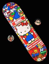 RARE Hello Kitty Mike Carroll Girl Skateboard Deck Sanrio 2009 Vintage BRAND NEW picture