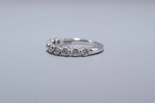 2.22Ct Round Cut Natural Diamond 14K Real White Proposal Eternity Band Ring picture