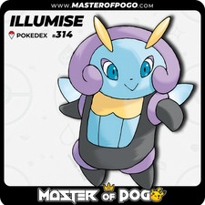 ✅ TRADE - Complete POKEDEX 🟥 | #314 - ILLUMISE - [ REGIONAL 🌍 ] · Pokémon GO picture