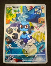 Riolu 215/198 - Illustration Rare - Pokemon Scarlet & Violet - NM picture