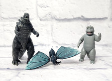 MINYA GODZILLA MOTHRA Action Figure Movie TOHO Jakks Super 7 Kaiju Monster LOT picture