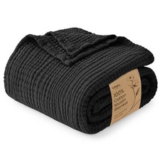 50x60 Inch 6 Layer 100% Cotton Muslin Blanket Cooling Throw For Couch picture