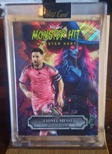 Lionel Messi 2025 Wild Card Monster Hunt Monster Hit #'d 1/1 Argentina Miami  picture