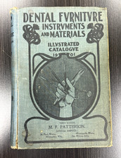 1901 M.F. Patterson Dental Catalog 3rd Ed Illustrated Antique Dentistry picture