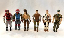Vintage GI Joe ARAH Action Figure Lot - Raptor Fast Draw Crazy Legs Lt Falcon picture