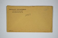 1957 Philadelphia US Mint Proof Set Envelope Only - No Coins picture