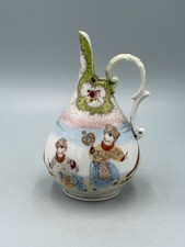 Antique Japanese Moriage Porcelain Ewer Pitcher, Meiji period c.1880  picture