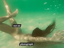 Set of 3 Fine Art Underwater Photograph Nude Athletic Woman Swimming 4x6 picture