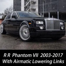 For 04-17 Rolls Royce Phantom VII Adjustable Suspension Lowering Links Kit Rods picture
