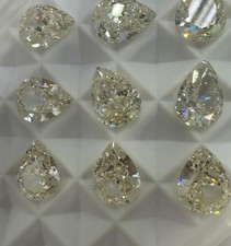 5PC 5.Ct Natural Yellow Color Diamond Pear Cut  VVS1 D Grade GDGL Certified picture