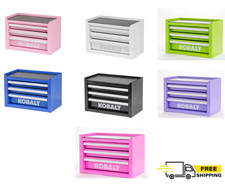 Kobalt Mini 3 Drawer Steel Tool Box Jewelry Box Rare - Choose Color NEW picture