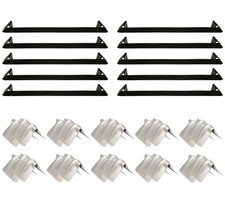 10 Pcs Coil Racks for Steel Coils Securement, 20 Pcs Steel Corner Protector picture