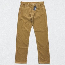 Buck Mason Pants Mens 34x34 Barleycorn Tan Ford Standard Corduroy Cotton NWT picture