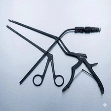 Set of 3 Medtronic 2mm bayonet kerison, pituitary rounger and suction  picture