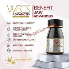 New JAW WHITE ADVANCE+ WECS  Egg Crystal Skin With Collagen.  30/ Bottle. X 1 👌 picture