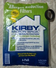 KIRBY VACUUM BAGS:6 Sentria UNIVERSAL~ F Style MICRON MAGIC Hepa includes 1 Belt picture