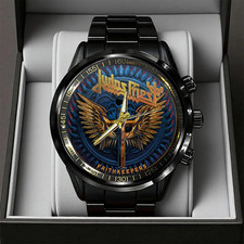 Judas Priest Black Stainless Steel Watch –  9832 picture
