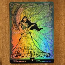 Arwen, Mortal Queen M 0742, NM/Mint Foil Poster Borderless, MTG Lord Rings LotR picture
